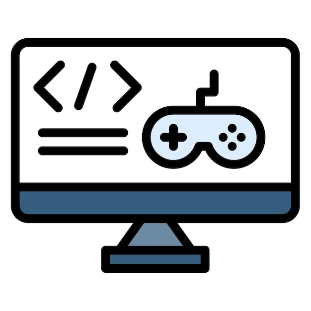 Imagen vectorial de icono de diseño de juego Se puede usar para Art and Craft Supplies