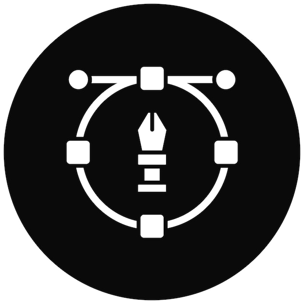 Imagen vectorial de icono de diseño Se puede utilizar para la creatividad