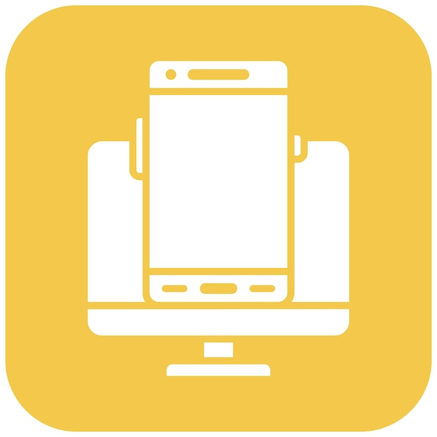 Imagen vectorial de icono de diseño responsivo Puede utilizarse para el arranque