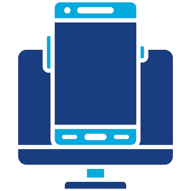 Imagen vectorial de icono de diseño responsivo Puede utilizarse para el arranque
