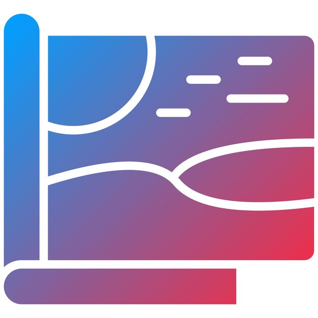 Imagen vectorial del icono de diseño de la revista Se puede utilizar para el diseño