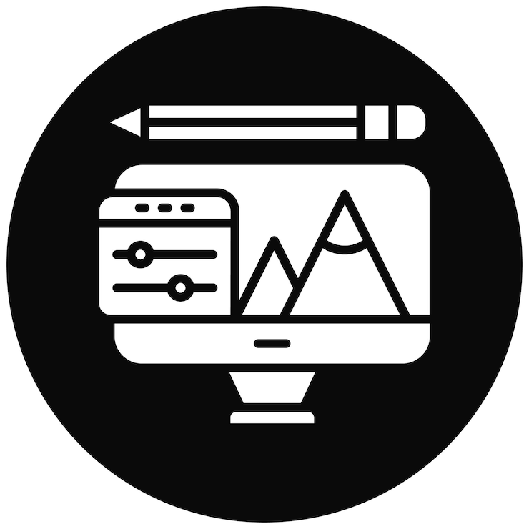Vector imagen vectorial de icono de diseño de software se puede utilizar para el diseño