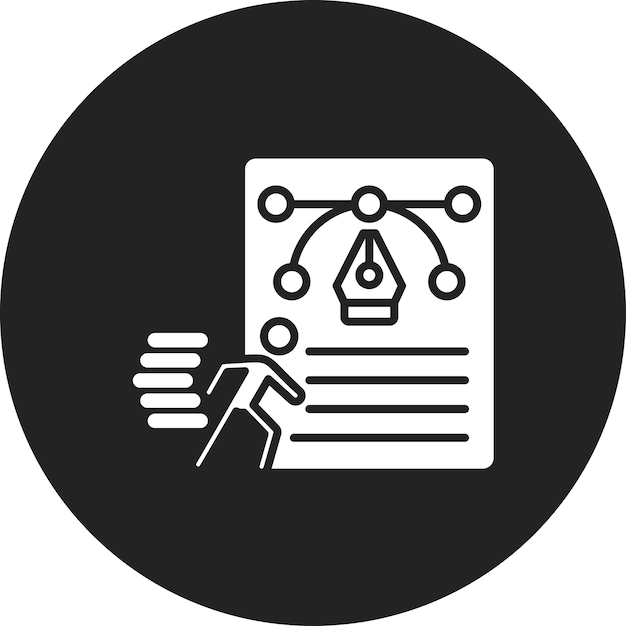 Imagen vectorial de icono de diseño Sprint Se puede usar para UX e UI