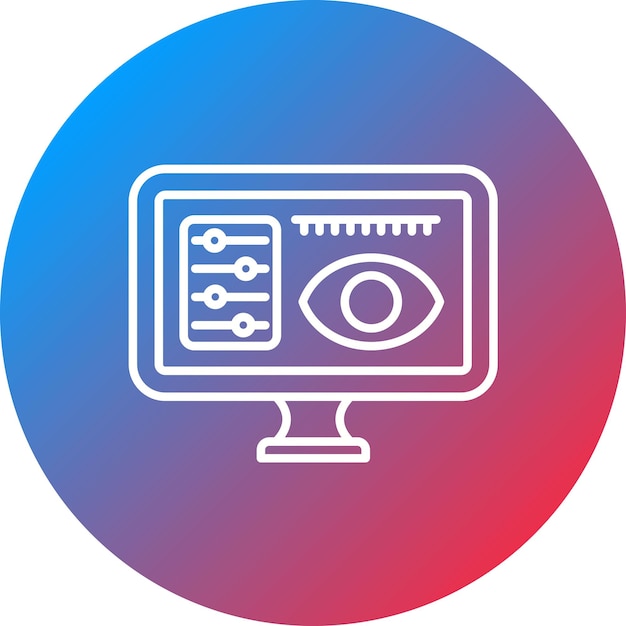 Imagen vectorial de icono de diseño visual Se puede utilizar para la Agencia de Medios Sociales