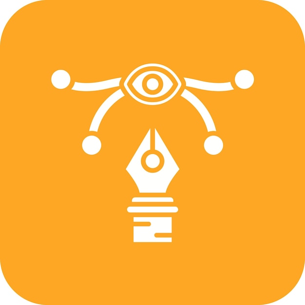 Imagen vectorial de icono de diseño visual Se puede utilizar para la Agencia de Medios
