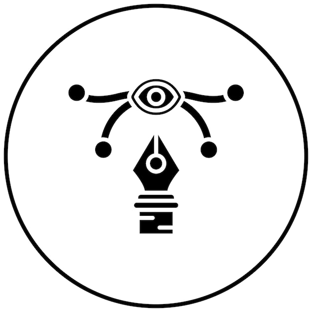 Imagen vectorial de icono de diseño visual Se puede utilizar para la Agencia de Medios