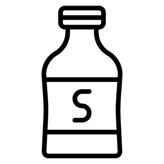 Imagen vectorial del icono del disolvente Se puede utilizar para la lavandería