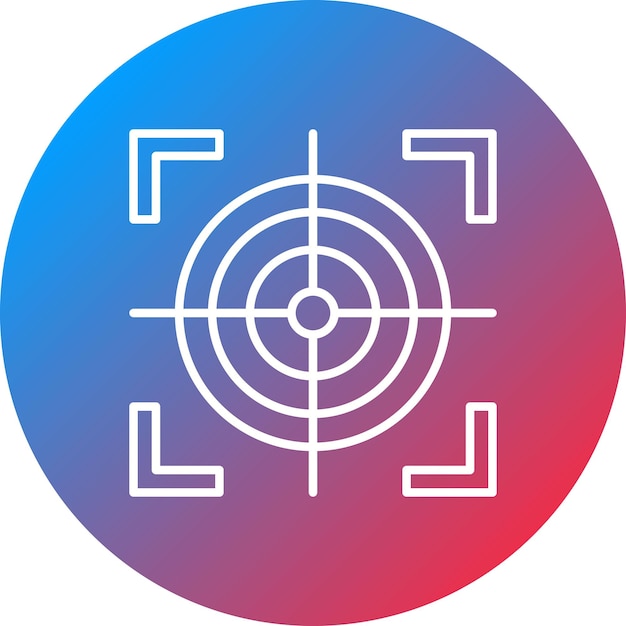 Imagen vectorial de icono de disparo Se puede usar para Crimen y Ley