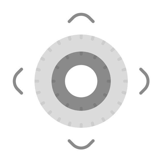 Imagen vectorial de icono de disparo Se puede usar para juegos en línea