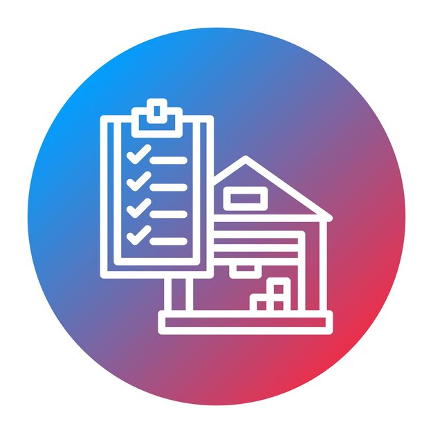 Imagen vectorial del icono de disponibilidad de existencias Puede utilizarse para el cumplimiento de pedidos