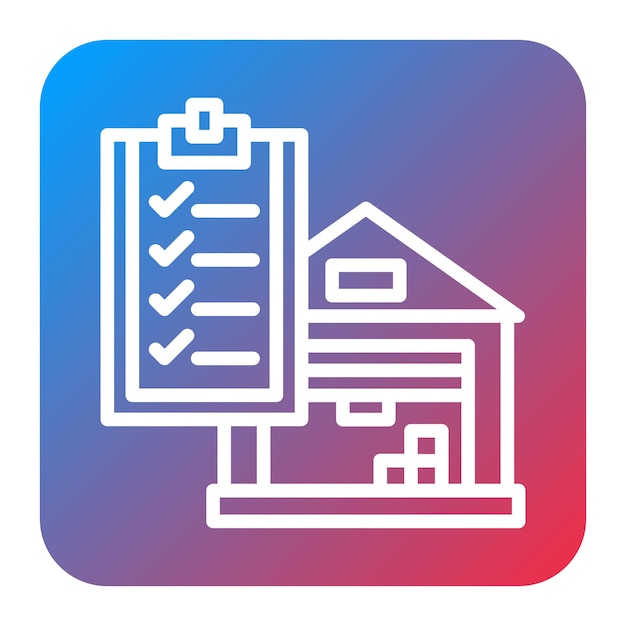 Imagen vectorial del icono de disponibilidad de existencias Puede utilizarse para el cumplimiento de pedidos