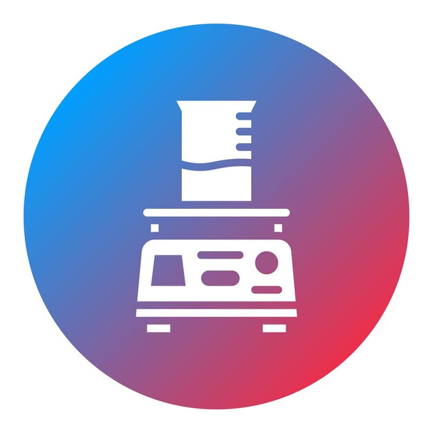 Imagen vectorial del icono de los dispositivos de agitación automatizada Se puede usar para Cyberpunk