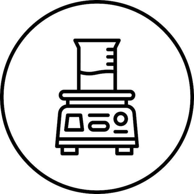 Imagen vectorial del icono de los dispositivos de agitación automatizada Se puede usar para Cyberpunk