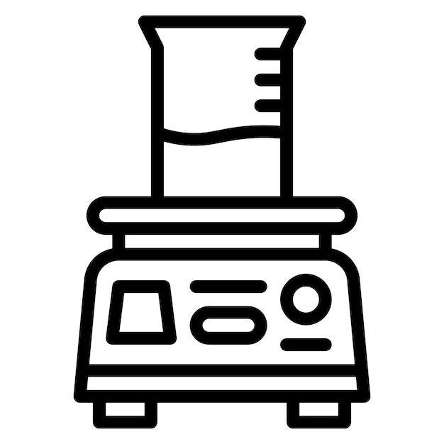 Imagen vectorial del icono de los dispositivos de agitación automatizada Se puede usar para Cyberpunk