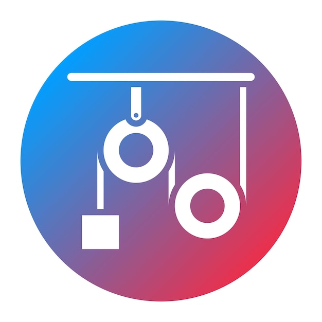 Imagen vectorial del icono de distribución de peso Se puede utilizar para el transporte personal