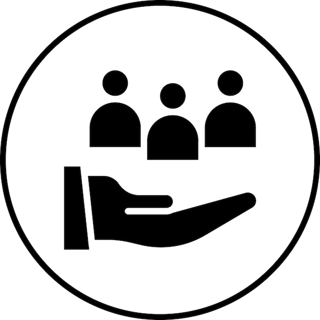Imagen vectorial del icono de diversidad Se puede utilizar para el liderazgo