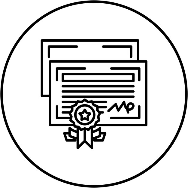 La imagen vectorial del ícono de doble grado se puede utilizar para la Universidad