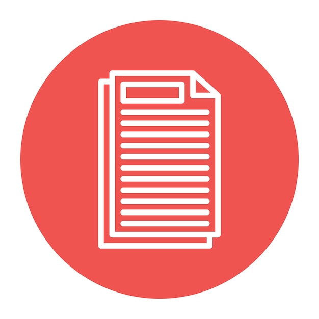 La imagen vectorial del icono de los documentos se puede utilizar para las personas sin hogar