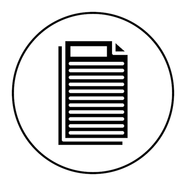 La imagen vectorial del icono de los documentos se puede utilizar para las personas sin hogar