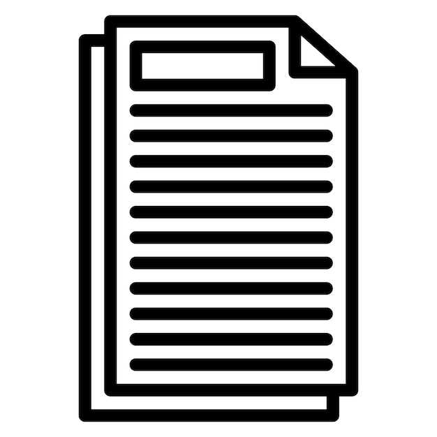 La imagen vectorial del icono de los documentos se puede utilizar para las personas sin hogar