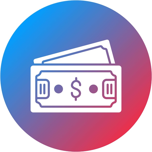 Imagen vectorial del icono del dólar Se puede utilizar para el arranque