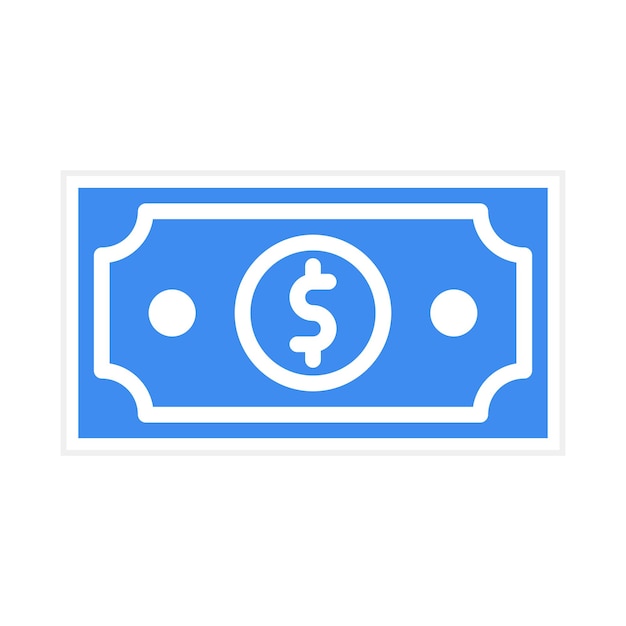 Imagen vectorial del icono del dólar Se puede utilizar para el comercio