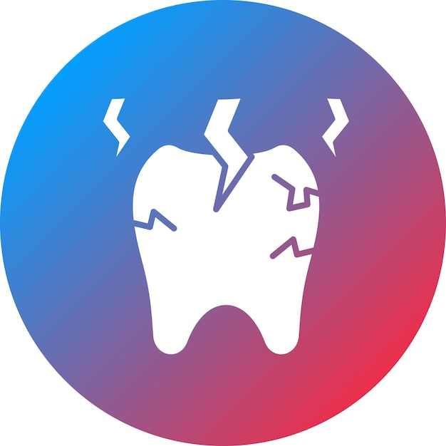 Vector imagen vectorial del icono del dolor de dientes se puede utilizar para el cuidado dental