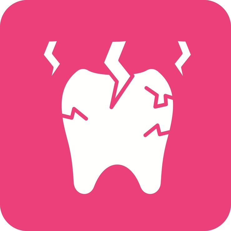 Vector imagen vectorial del icono del dolor de dientes se puede utilizar para el cuidado dental