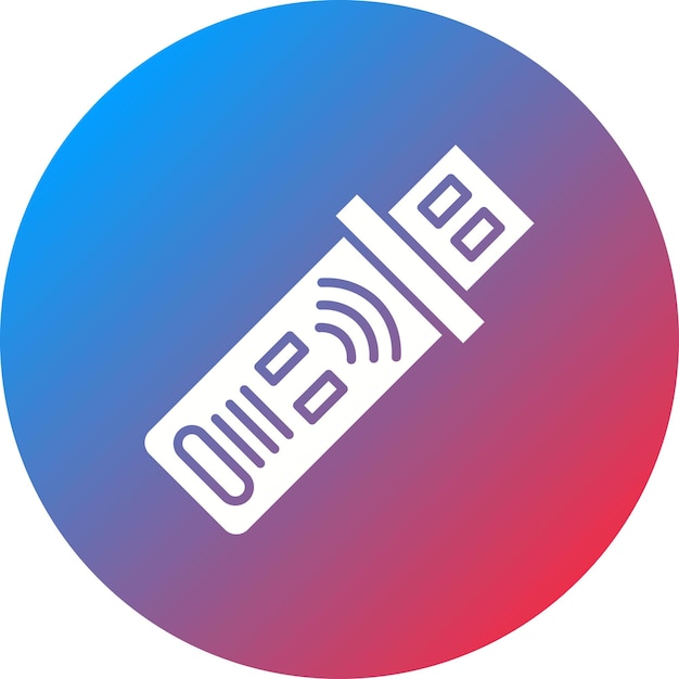 Imagen vectorial del icono del dongle Se puede utilizar para dispositivos electrónicos