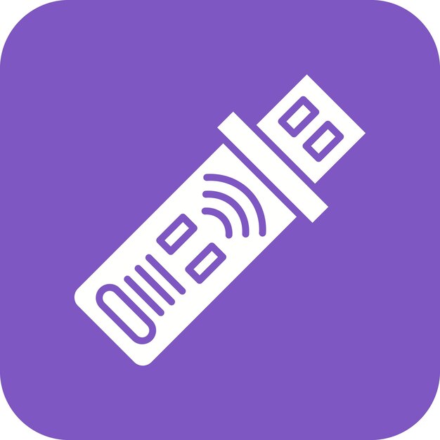 Imagen vectorial del icono del dongle Se puede utilizar para dispositivos electrónicos