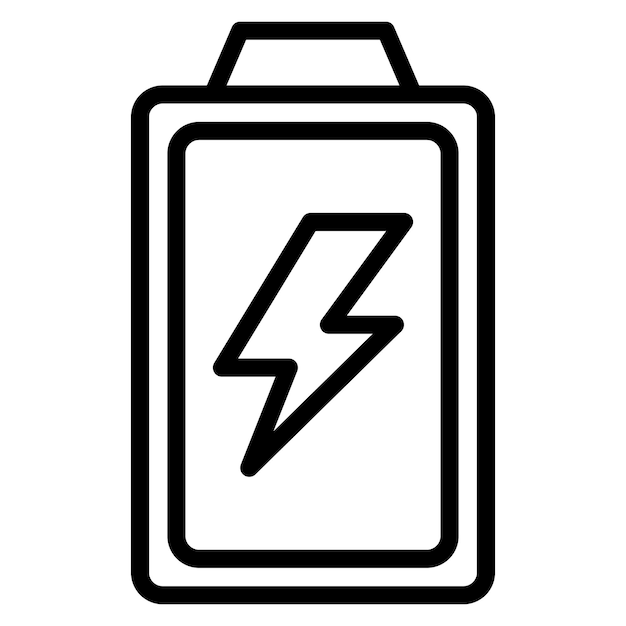 Imagen vectorial del icono de drenaje de energía Se puede utilizar para el agotamiento