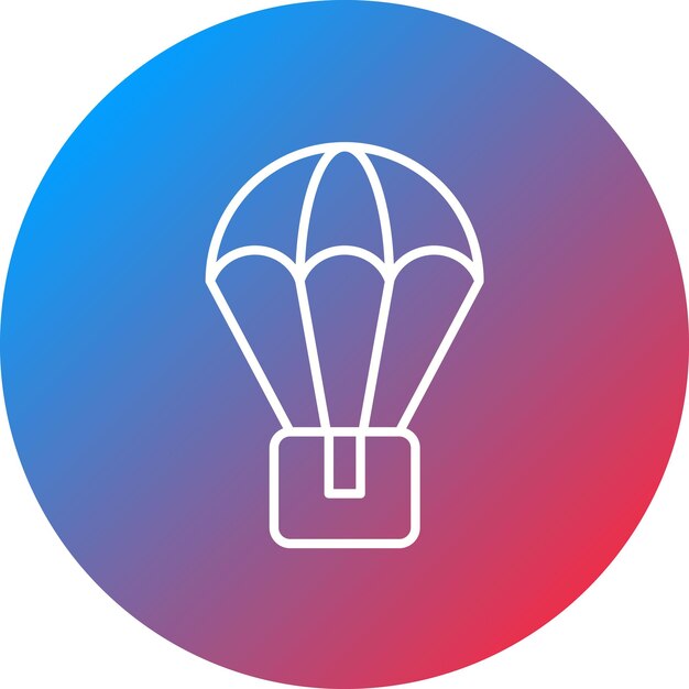 Imagen vectorial del icono de Dropshiper Se puede usar para Digital Nomad