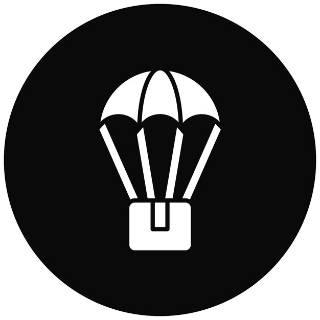 Imagen vectorial del icono de Dropshiper Se puede usar para Digital Nomad