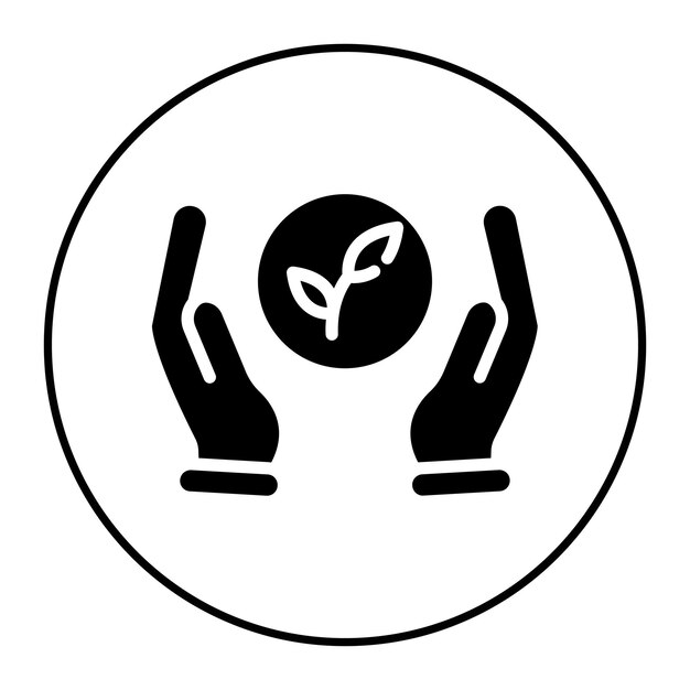 Imagen vectorial de icono de ecología Se puede usar para el calentamiento global