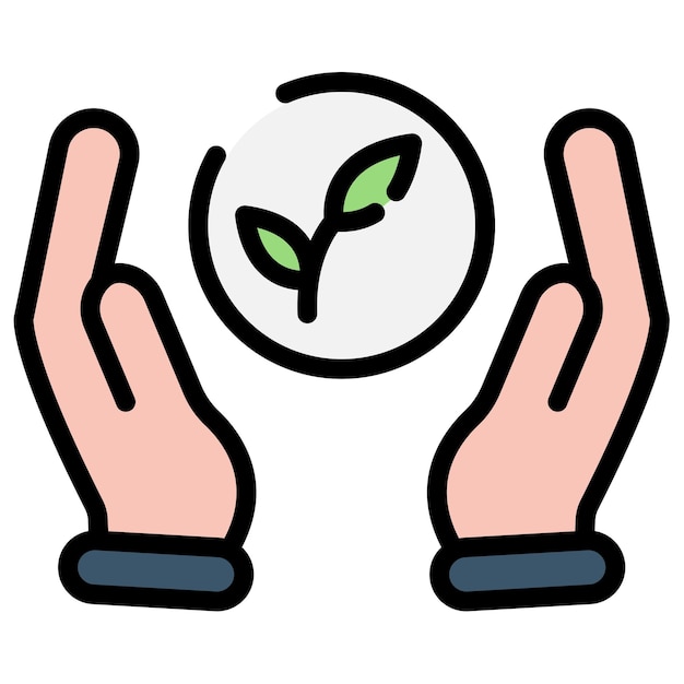 Imagen vectorial de icono de ecología Se puede usar para el calentamiento global