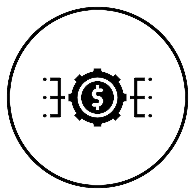 Imagen vectorial del icono de la economía del creador Se puede utilizar para el video blog