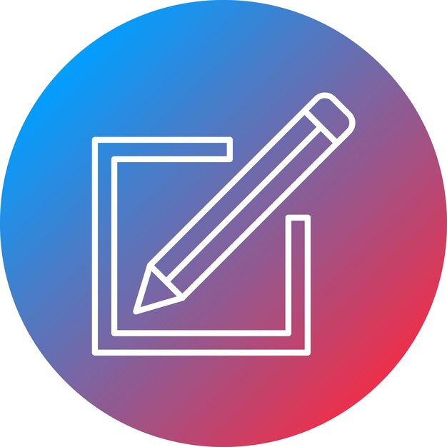 Imagen vectorial de icono de edición de fotos Se puede usar para fotografía