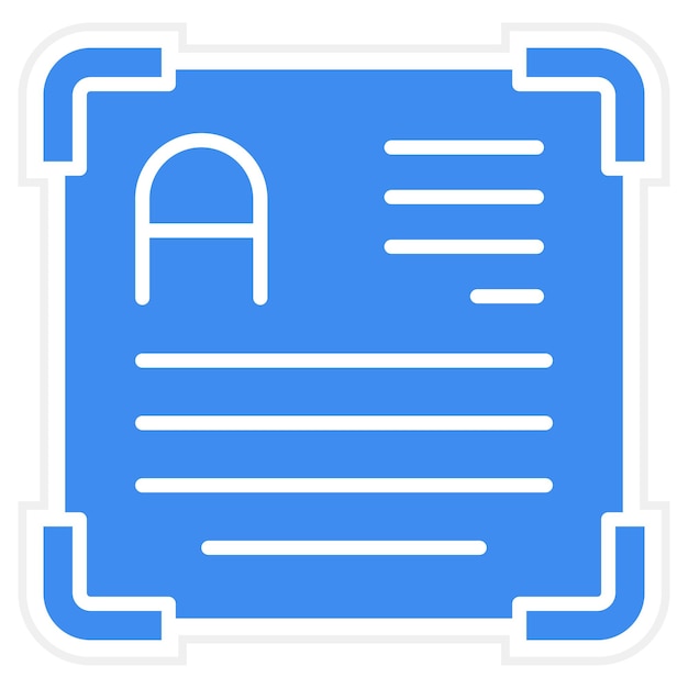 Imagen vectorial de icono de editor de texto Se puede utilizar para la programación informática