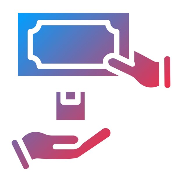Imagen vectorial del icono de efectivo en la entrega Se puede utilizar para la tienda web