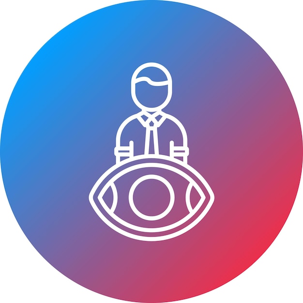 Imagen vectorial del icono del efecto Hawthorne Se puede utilizar para Recursos Humanos