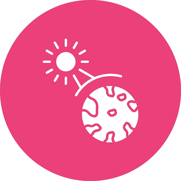 Imagen vectorial del icono del efecto invernadero Puede utilizarse para la energía renovable