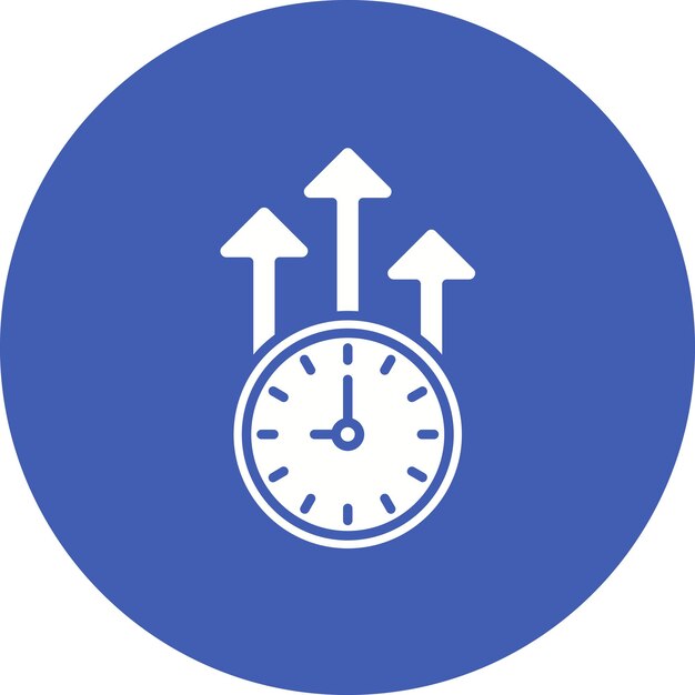 Imagen vectorial del icono de eficiencia Se puede utilizar para negocios basados en el hogar
