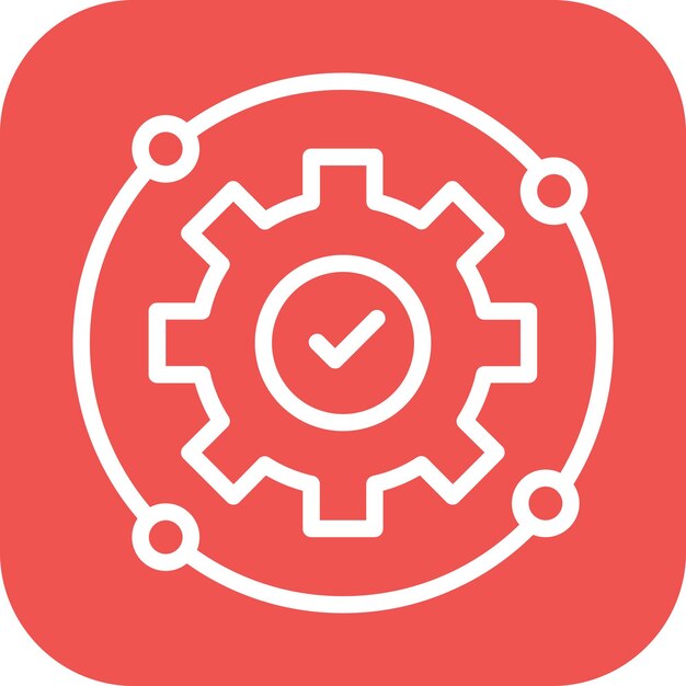 Imagen vectorial del icono de eficiencia de la red Se puede utilizar para la creación de redes