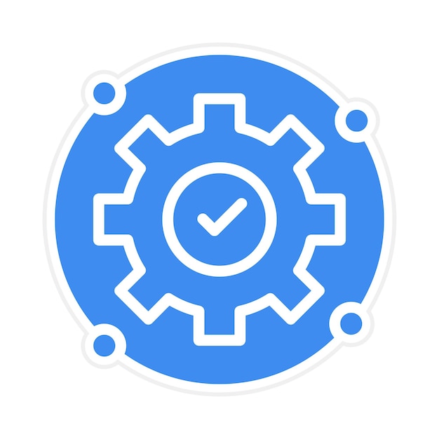 Imagen vectorial del icono de eficiencia de la red Se puede utilizar para la creación de redes