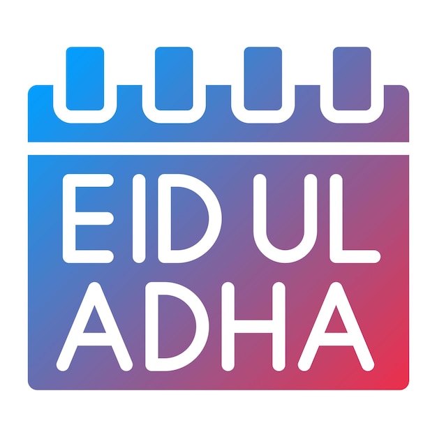 Imagen vectorial del icono de Eid al Adha Se puede usar para Eid al adha