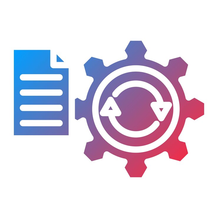 Vector imagen vectorial del icono de ejecución de prueba se puede utilizar para pruebas de software