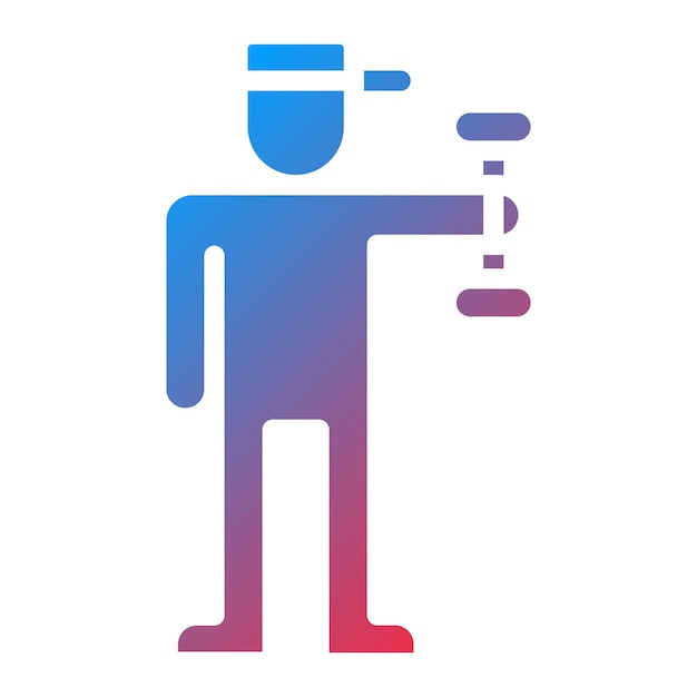 Imagen vectorial del icono del ejercicio Se puede usar para estilos de vida