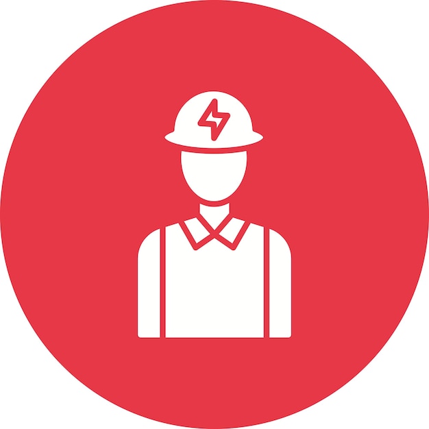 Imagen vectorial del icono del electricista Se puede utilizar para las herramientas del electricista