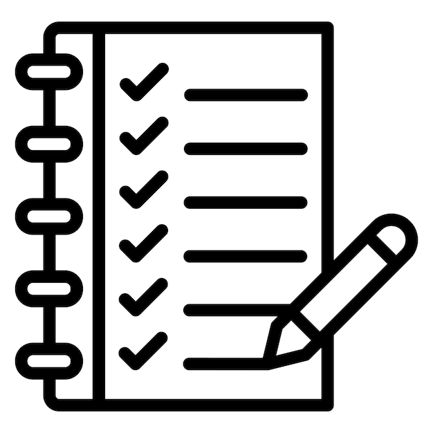 Imagen vectorial del icono de los elementos de acción Se puede utilizar para el plan de acción