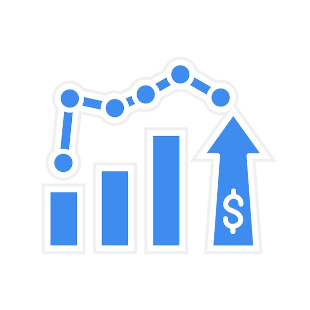 Vector imagen vectorial del icono de elevación se puede utilizar para la economía empresarial